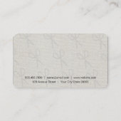 理容師ストレートブレードパターン 名刺 (裏面)