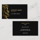 理容師スローガン 名刺 (正面/裏面)