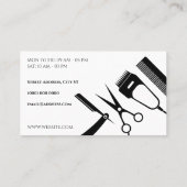 理容師ツールは名刺を作成します 名刺 (裏面)