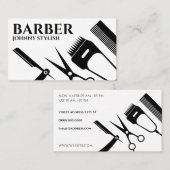 理容師ツールは名刺を作成します 名刺 (正面/裏面)