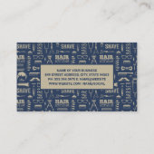 理容師ツールパターン 予約カード (裏面)