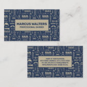 理容師ツールパターン 予約カード (正面/裏面)