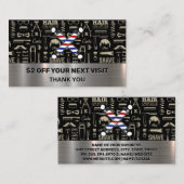 理容師ツールパターン |理容師極 名刺 (正面/裏面)