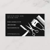 理容師ツール図形  名刺 (裏面)