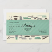 理容師ツール招待状 招待状 (正面)