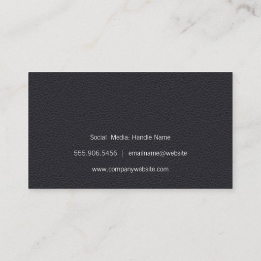 理容師ツール |スタイリスト 名刺 (裏面)