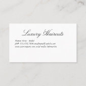 理容師ツール |パターン 予約カード (裏面)