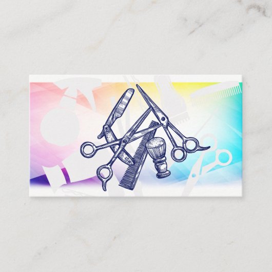 理容師ツール |パターン 予約カード (正面)