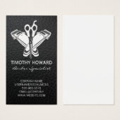 理容師ツール |レザー (正面&裏面)