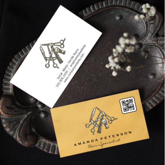 理容師ツール | Qrコード 名刺