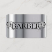 理容師テンプレートスケッチ 名刺 (正面)