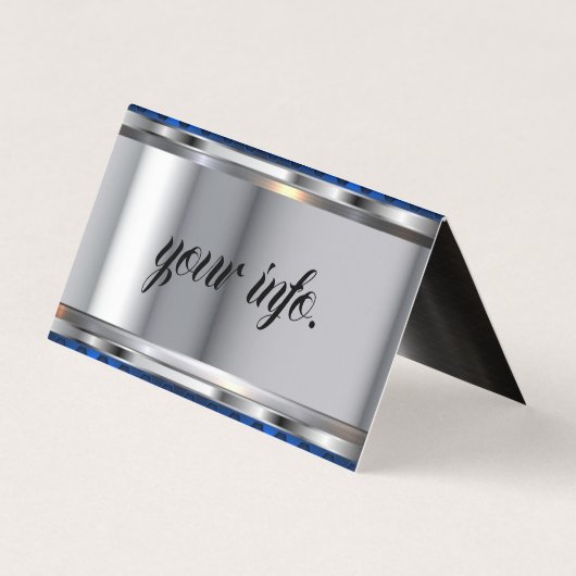 理容師テンプレート名刺 名刺 (裏面)