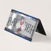 理容師テンプレート名刺 名刺 (正面)