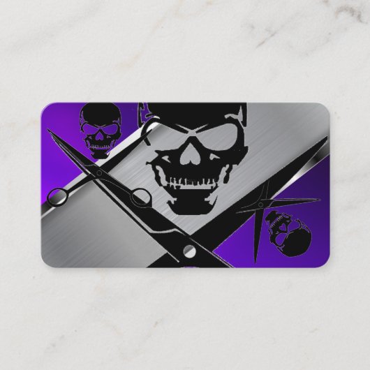 理容師テンプレート 名刺 (正面)