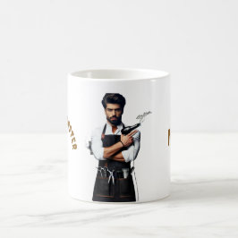 理容師テーママグカップ コーヒーマグカップ