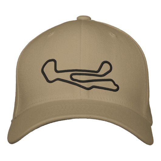 理容師トラックマップハット 刺繍入りキャップ (正面)