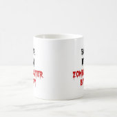 理容師バイデイゾンビースレーバーバイナイト コーヒーマグカップ (中央)