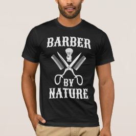 理容師バイ自然 – ヘアカット理髪店 Tシャツ