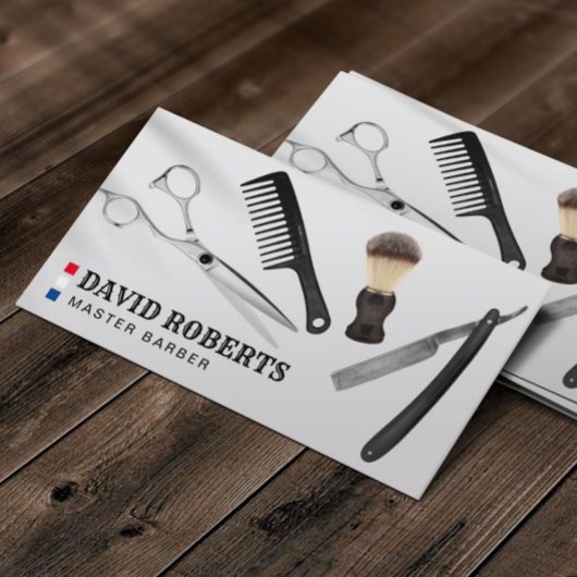 理容師バーバーショッププロフェッショナル美容師 名刺