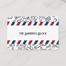 理容師バーバーショップ 名刺