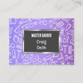 💇理容師バーバーショップ 名刺
