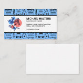 理容師パターン |ヘアスペシャリスト 名刺 (正面/裏面)