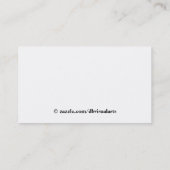 理容師パンチカード顧客ロイヤリティ名刺 ロイヤリティカード (裏面)