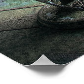 理容師ビクトリアン椅子 ポスター (角)