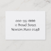 理容師ビジネス 名刺 (裏面)