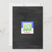 理容師ビジネス/招待状カード 招待状 (裏面)