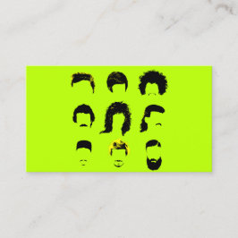 理容師ヘアサロン – 各種ヘアスタイル 名刺