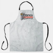 理容師ヘアショップキングクラウン理容師ポールヘアサロン エプロン (正面)