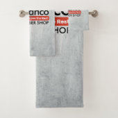 理容師ヘアショップキングクラウン理容師ポールヘアサロン バスタオルセット (インサイチュ)