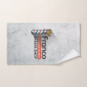 理容師ヘアショップキングクラウン理容師ポールヘアサロン バスタオルセット (ハンドタオル)