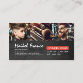 理容師ヘアショップキングクラウン理容師ポールヘアフォト ロイヤリティカード (裏面)