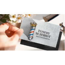 理容師ヘアショップクラウン王室の理容師ポールQRコード