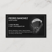 理容師ヘアスタイリスト二スペインの国語名刺 名刺 (正面)