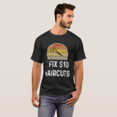 理容師ヘアスタイリスI固定10ヘアカット Tシャツ (正面フル)