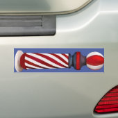 理容師ポーランド人 バンパーステッカー (車上)