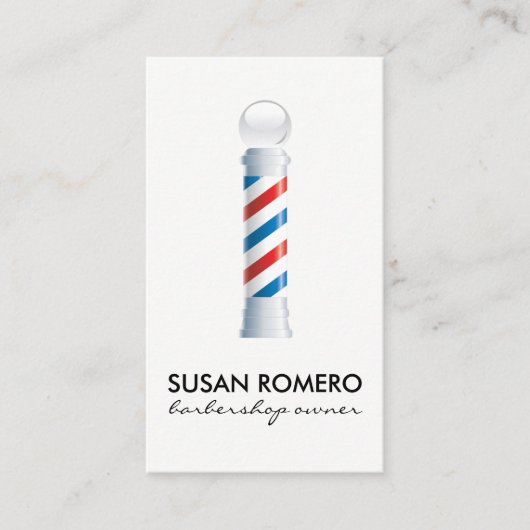 理容師ポールアポイントメント 予約カード (正面)