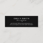 理容師ポールシザーヴィンテージロゴ スキニー名刺 (裏面)