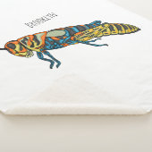 理容師ポールバッタ漫画イラストレーション シェルパブランケット (3/4)