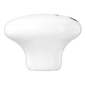 理容師ポールバッタ漫画イラストレーション セラミックノブ (側面)