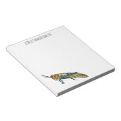 理容師ポールバッタ漫画イラストレーション ノートパッド (アングル)