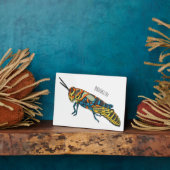 理容師ポールバッタ漫画イラストレーション フォトプラーク (側面)