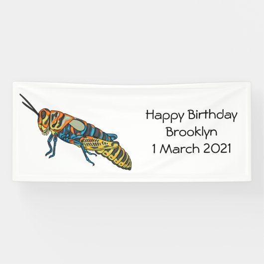 理容師ポールバッタ漫画イラストレーション 横断幕 (横)