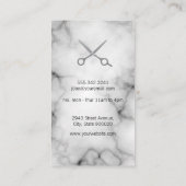 理容師ポールマーブル 名刺 (裏面)