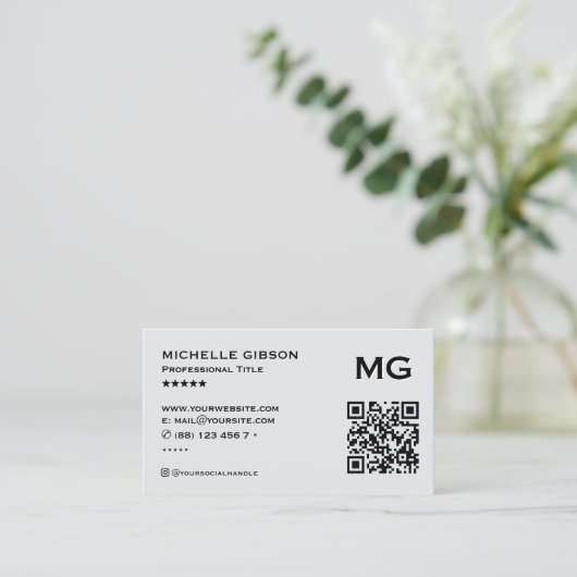 理容師ポールライトグレーエレガントロイヤリティ報酬 名刺 (スタンド正面)