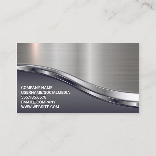 理容師ポールロゴ | QRコード ハサミのビジネスカー 名刺 (裏面)