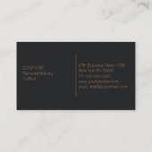 理容師メスの名刺 名刺 (裏面)